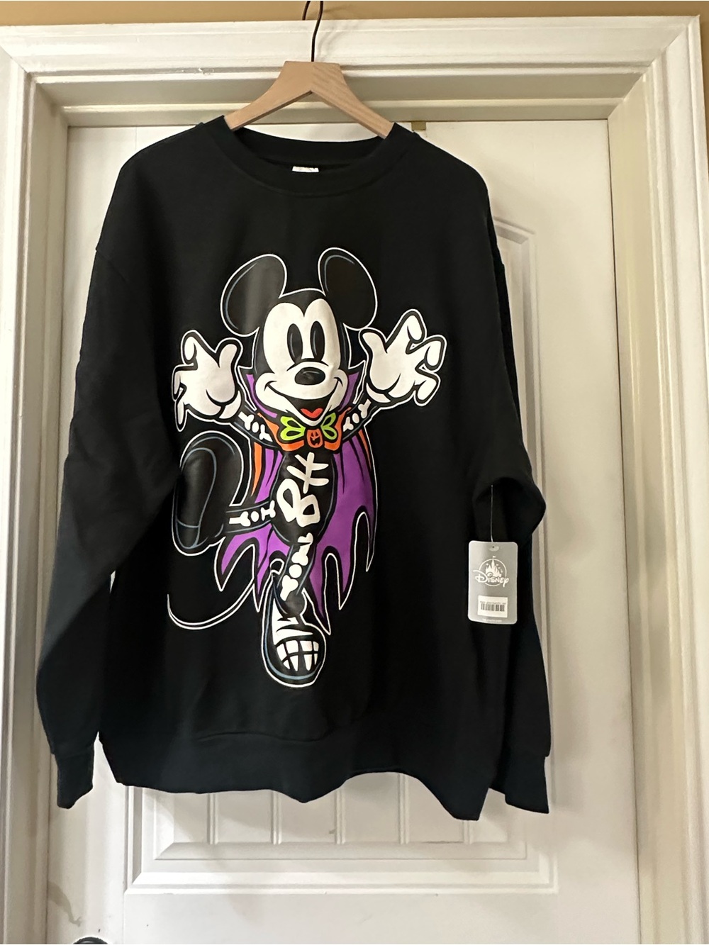 New Disney Parks Mickey Skeleton Vampire Halloween XXL